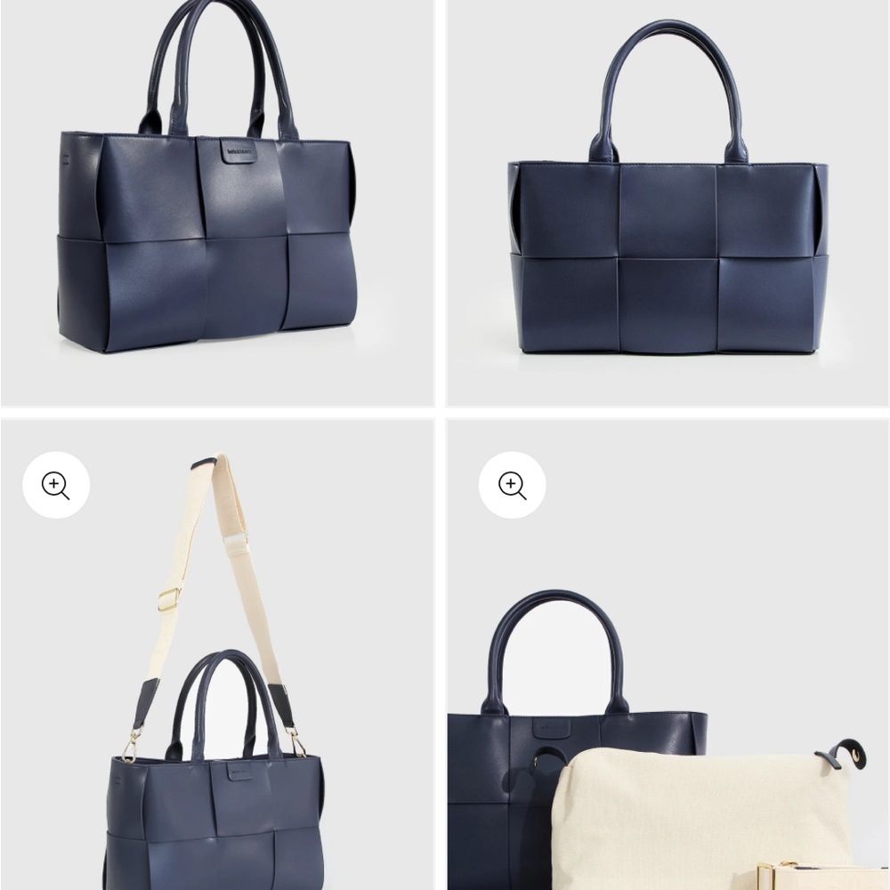 Belle & Bloom Long Way Home Woven Tote Bag View 3